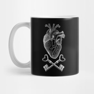 Keyhole Pirate Heart by Tobe Fonseca Mug